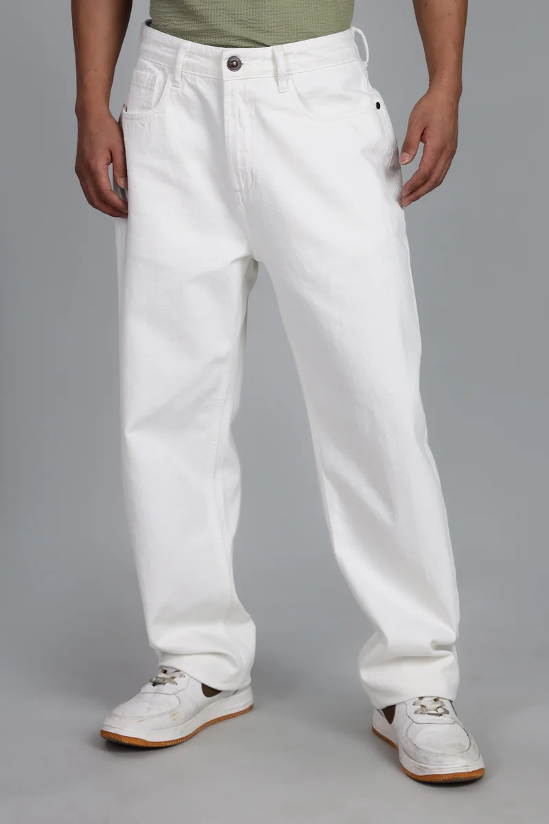 inkd جينز الرجال الكلاسيكي المسترخي – متوسط الارتفاع | 100٪ قطن | 5 جيوب | جينز واسع للرجل